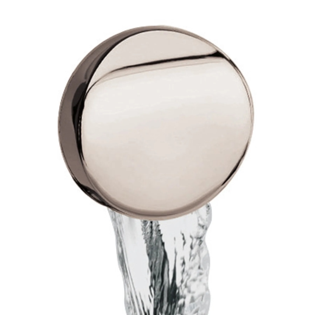 BC Designs Nickel Overflow Bath Filler & Waste Cut Out